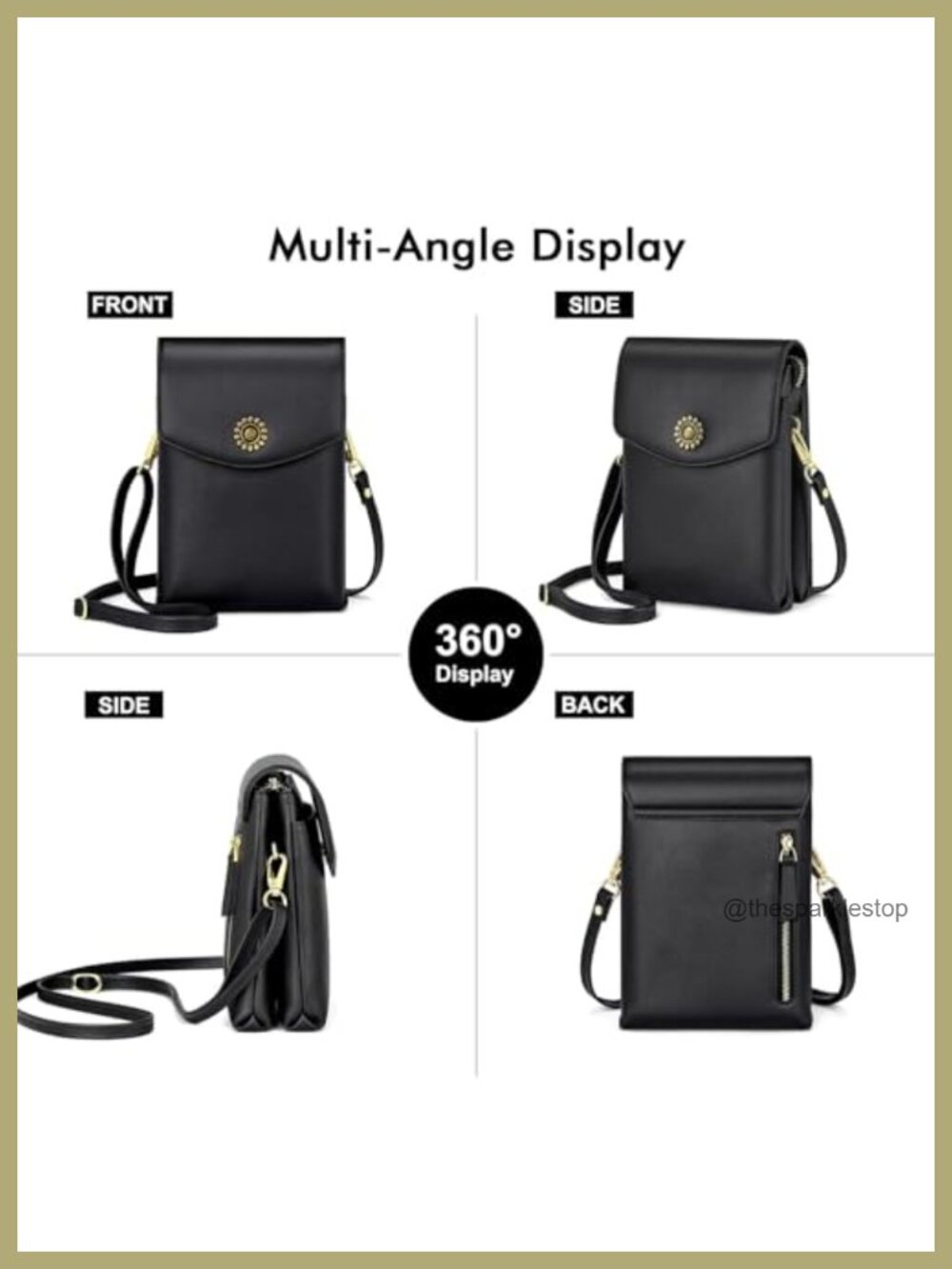 Small Crossbody Bags for Women Travel Cell Phone Purse RFID Wallet with - Picture 5 of 6